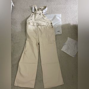 Buffbunny over it alls ivory XXL NWT and bag